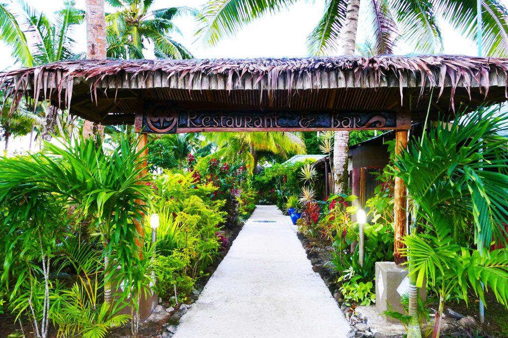 entrance to restaurant- LeVasa Resort