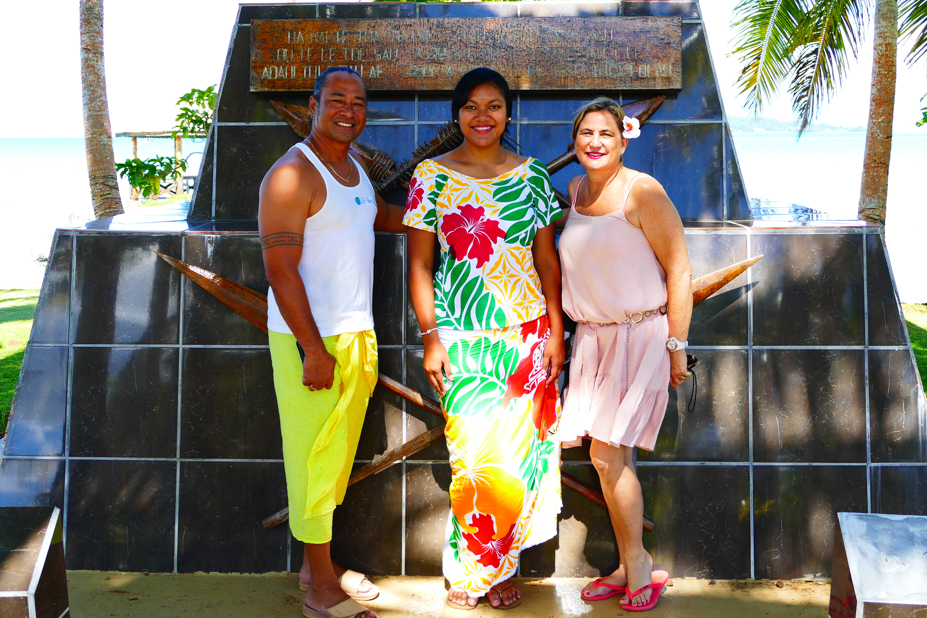 Malietoa Monument Miss Samoa-Visits-Le Vasa Resort
