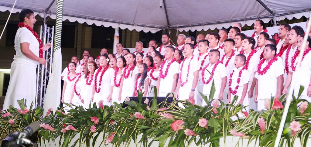 choral exhibition samoan teuila festival le vasa resort